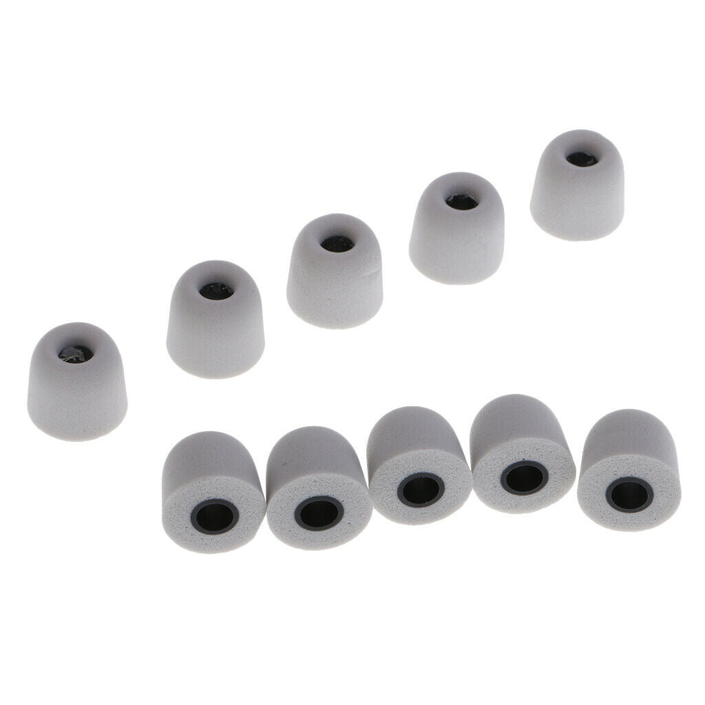 20 Pieces Earbud Memory Foam Eartips Earplug Tips For InEar Headphone 4.5 mm