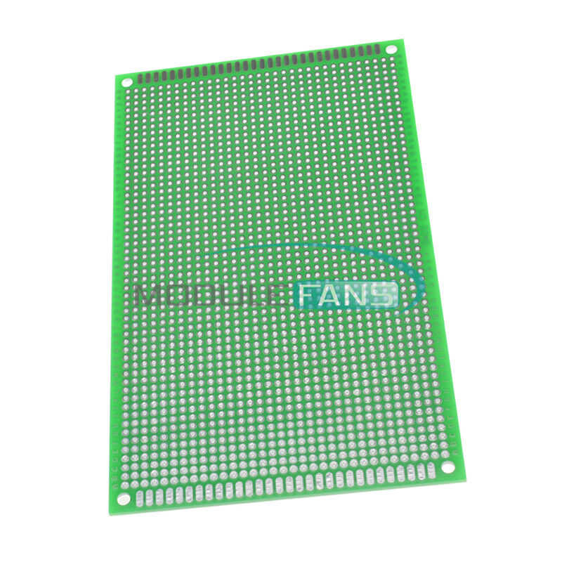 2PCS Double Side Board DIY Prototype Paper PCB 1.6mm 9x15cm New