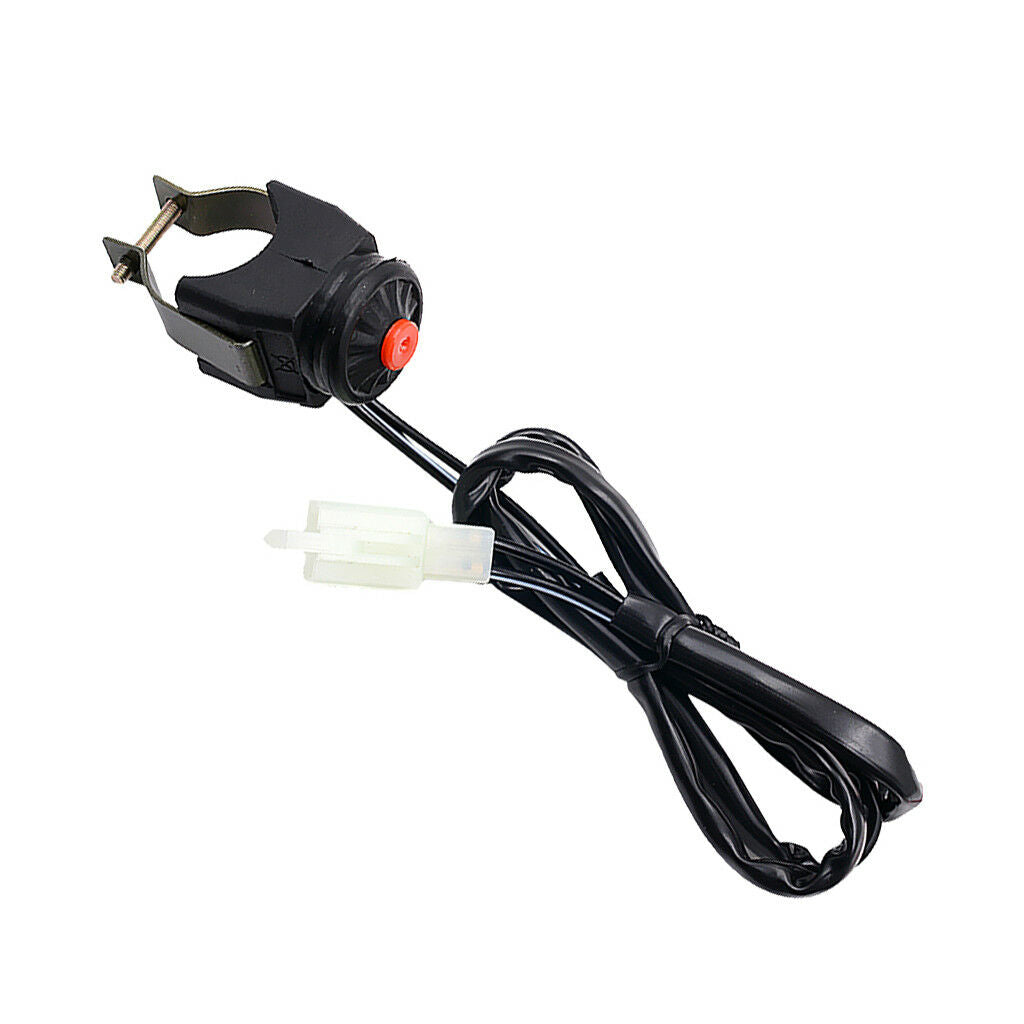 Horn Starter/Kill Switch for Pit Bike Go Cart ATV 7/8'' Handlebar Red