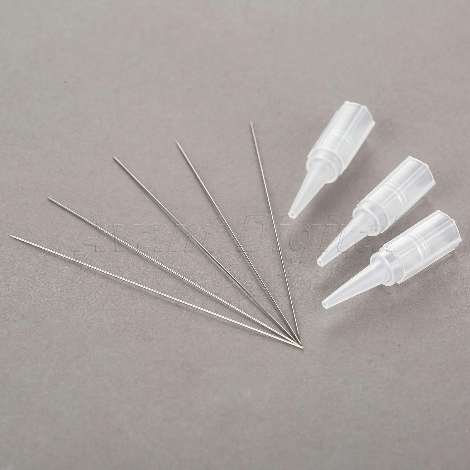 50pcs Sterile Disposable 0.3mm 1R Permanent Makeup Eyebrow Tattoo Needles & Tips
