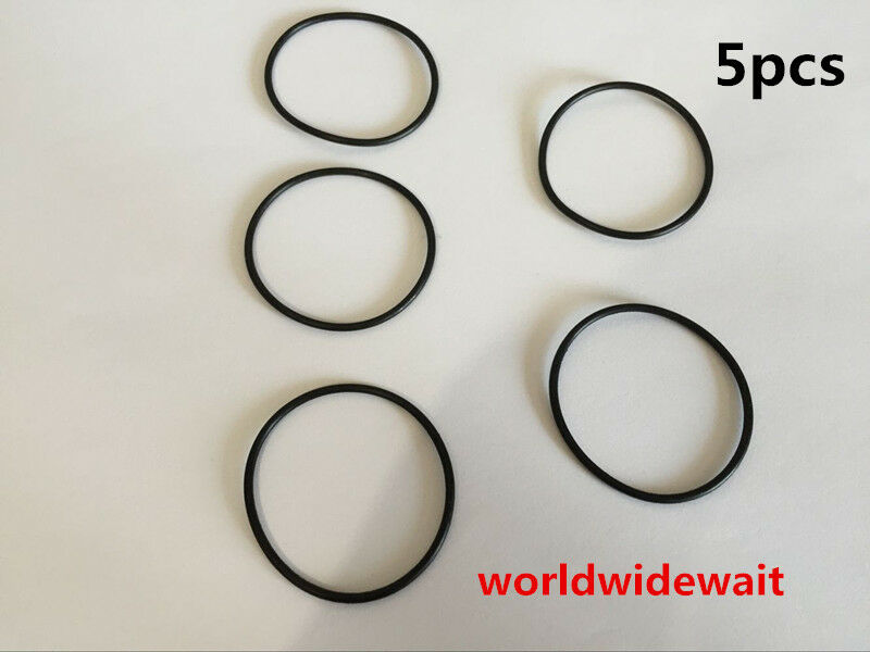 5pcs Metric 110mm OD 2.4mm Thick Industrial Rubber O Ring Seals Black