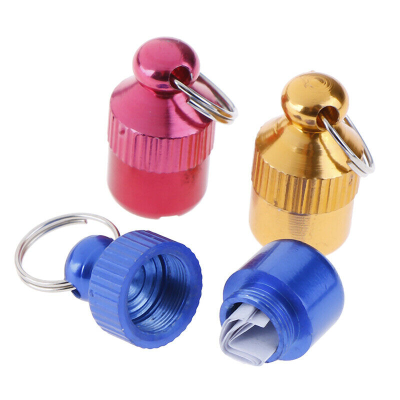Anti-Lost Pet Dog Cat ID Name Address MINI Label Tag Storage Barrel Tube RanBDD