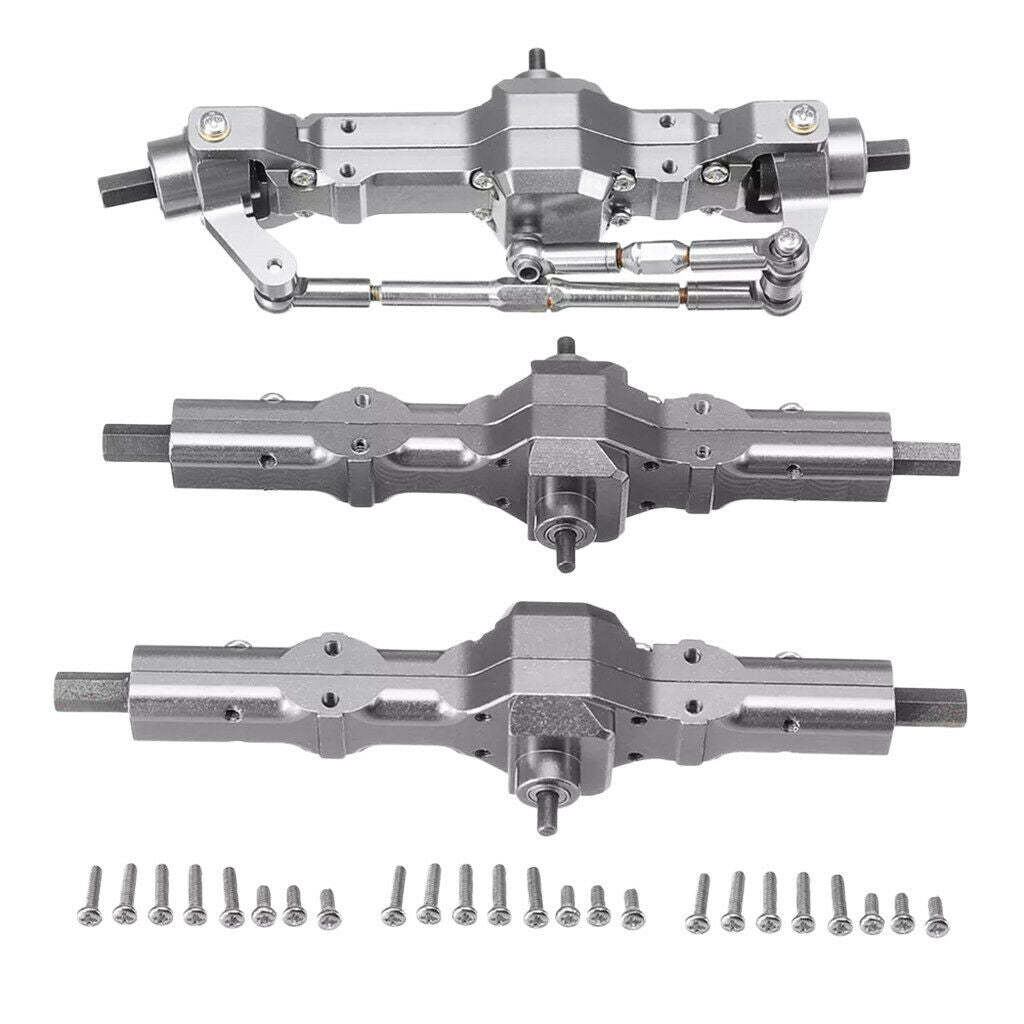 3 Pieces High Quality Front Axle Rear Axle Set for 1/16 WPL RC Car