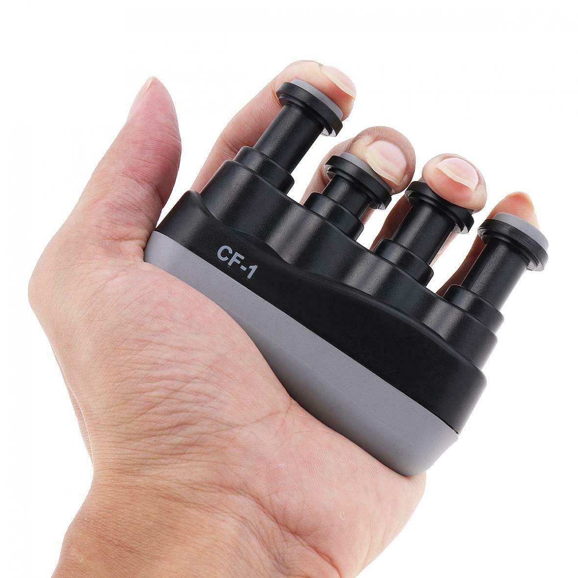 Hand Finger Exerciser Black Finger Strengthener for Guitar Bass Piano Players
