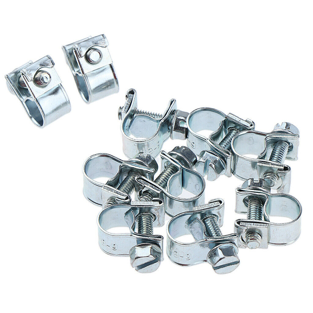 70pcs Hose Clamps Fuel Line Clips Clamp For   Petrol Pipe