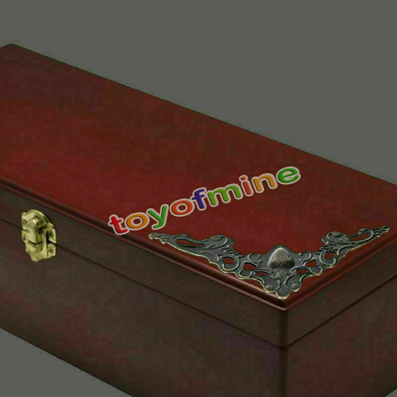50 Bronze Tone Carving Book Scrapbooking Album Folders Decorative Corner 42x42mm