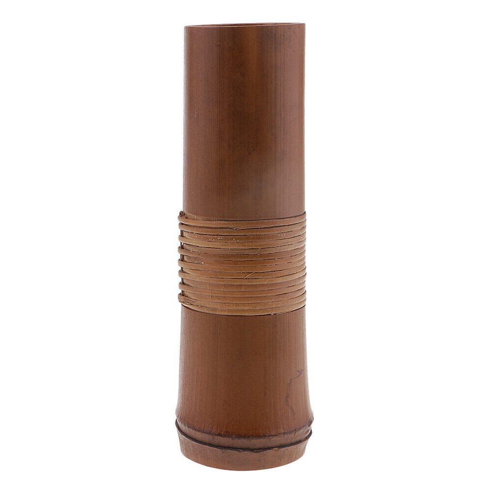 Bamboo Vase Basket Rattan Bamboo for Entrance Tea House Adornment Zen Decor