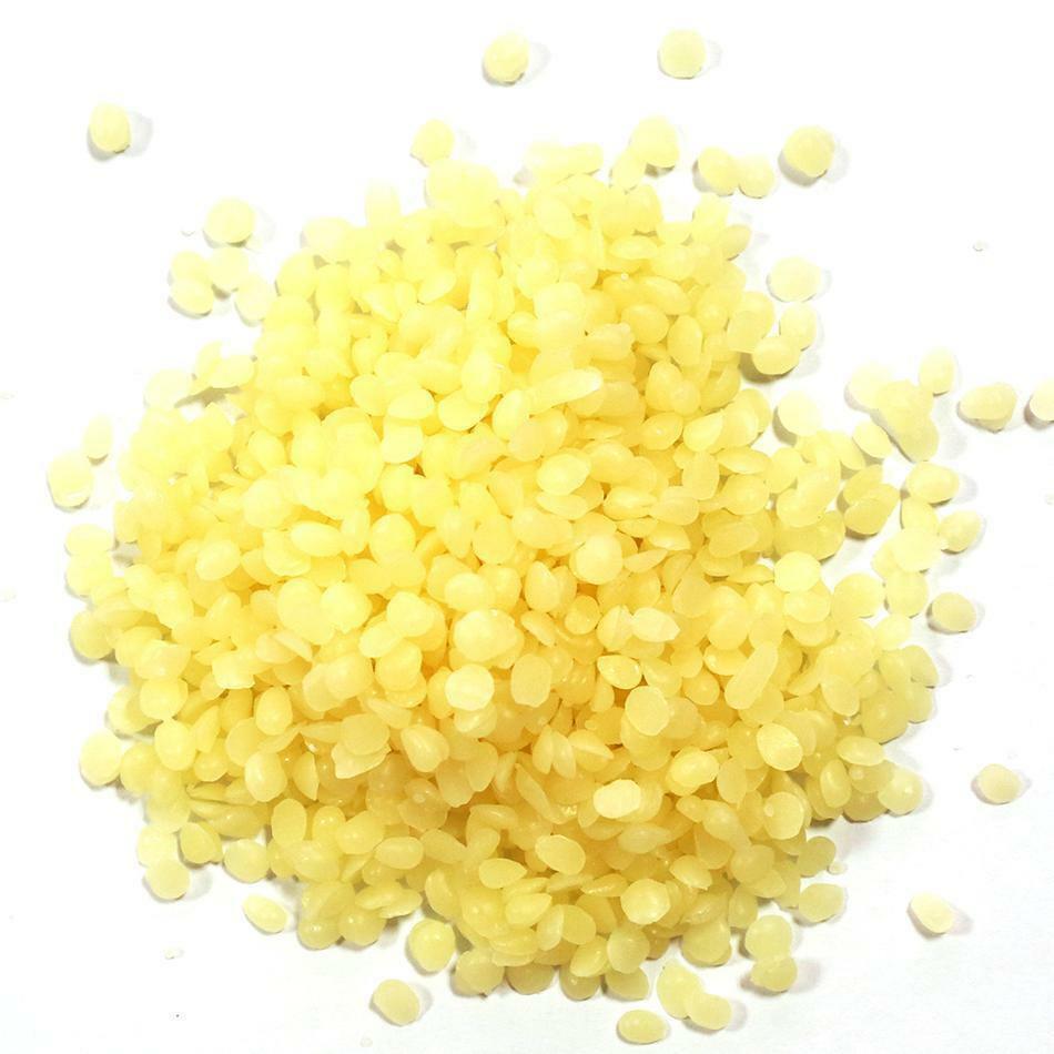 100% Organic Yellow Natural Pure Beeswax Pellets Honey Cosmetic Grade Useful