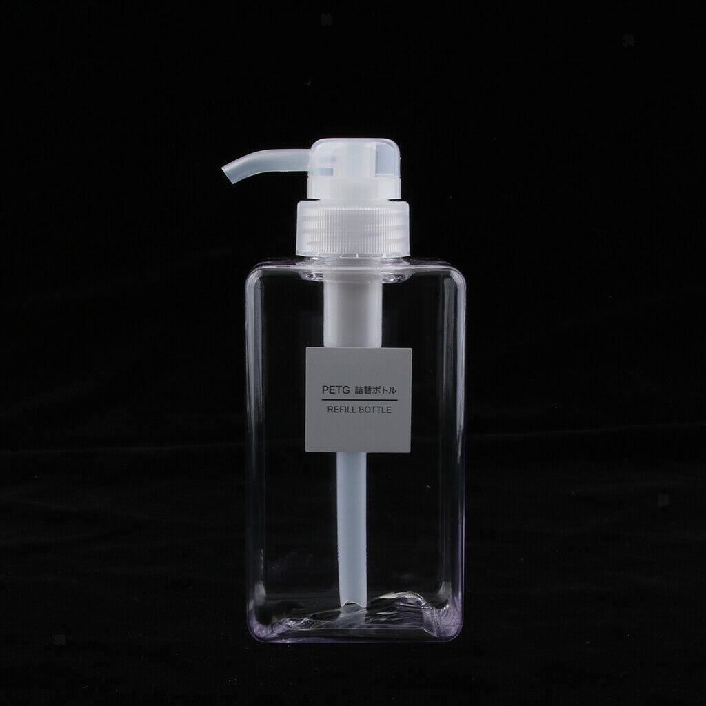 2pcs Foaming Soap Dispenser Hand Wash Soap Liquid Bottle 450ml Clear/Green