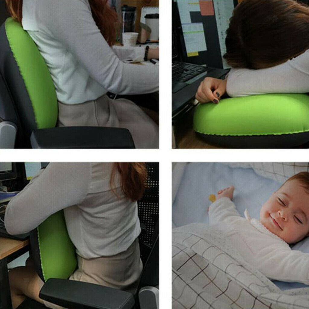 Ultralight Portable Air Inflatable Pillow for Hiking Camping Travel Green
