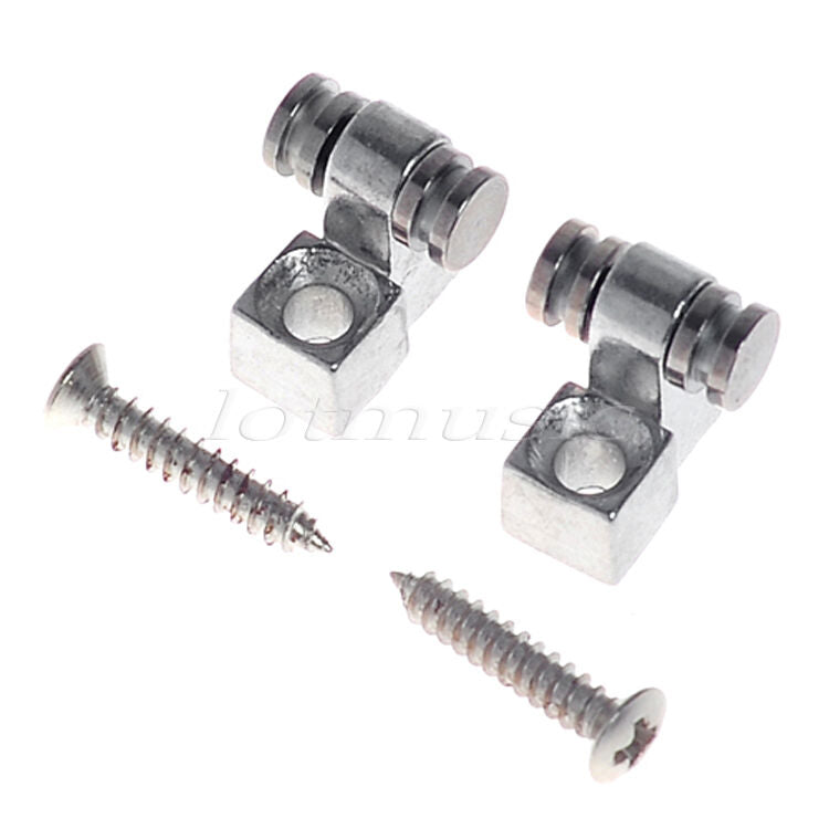 10 Pcs Chrome Guitar Roller String Trees Retainer for Fender Electric Parts