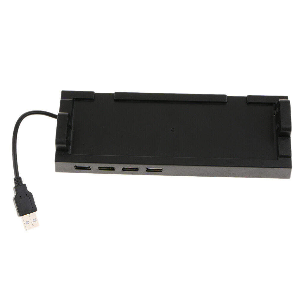 USB 2.0 Hub Dock Vertical Stand 4-Port Desktop USB Hub Charging