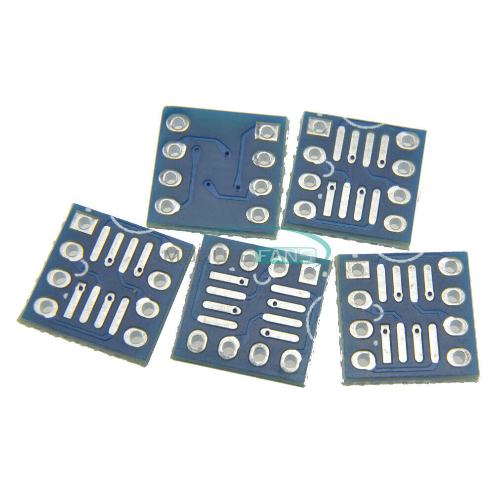 50PCS SOP8 SO8 SOIC8 TSSOP8 MSOP8 DIP8 Adapter PCB Conveter Board DIY