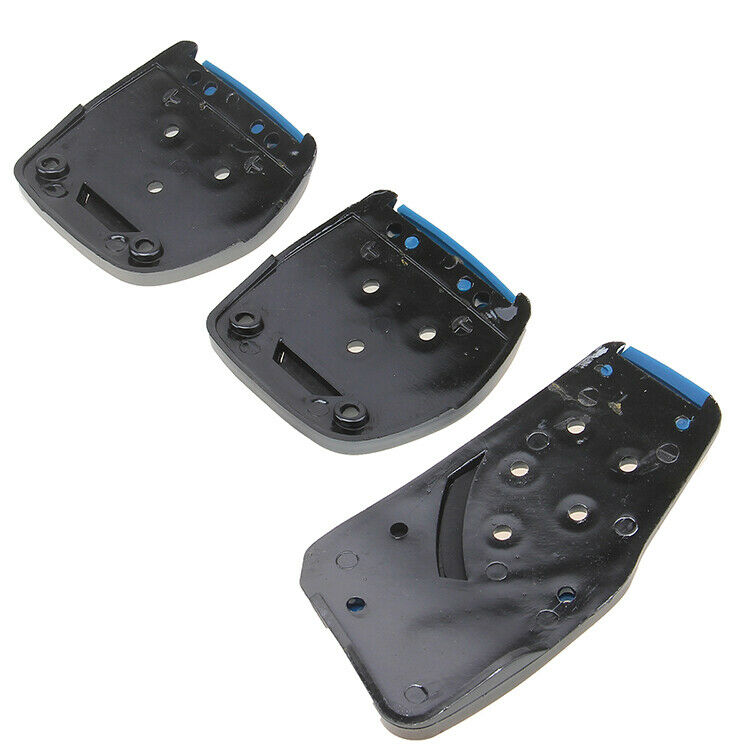 Universal Car Speed Sporty Non-Slip Manual MT Gas Brake Foot Pedal Pad Cover Cap