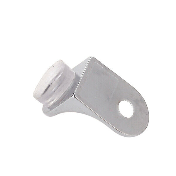 10 X L Shape Right Angle Glass Panel Shelf Clamp Holder Bracket Support Clip