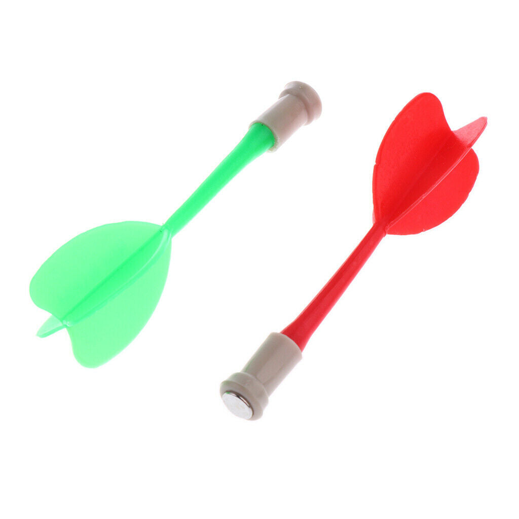 Children's magnetic dart game set with 9.45 inch dartboard and 2 light ones