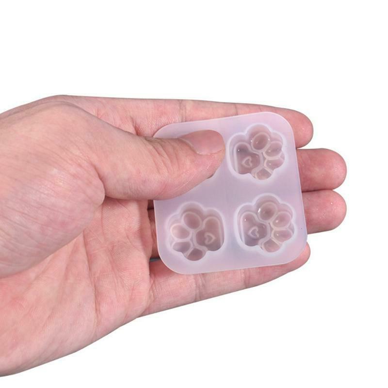 Clear DIY Keychain Pendant Jewelry Crafting Mould for Valentine Love Gift Craft