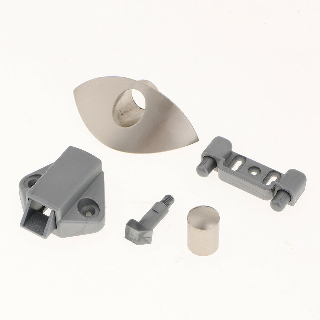 Mini Push Button Catch Lock RV Cupboard   Up Knob Camper Lock Handle