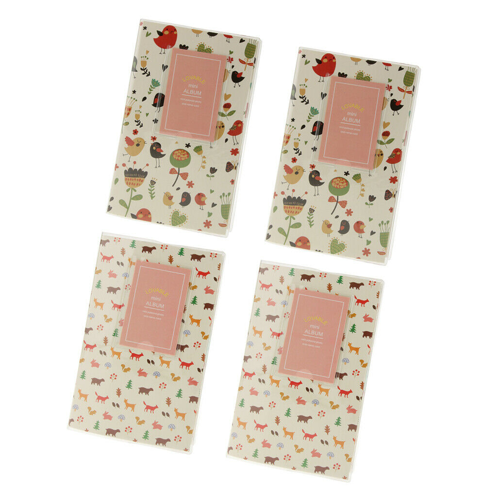 Pack Of 4 Photo Albums Storage Book 84 Photos For Fuji  Film
