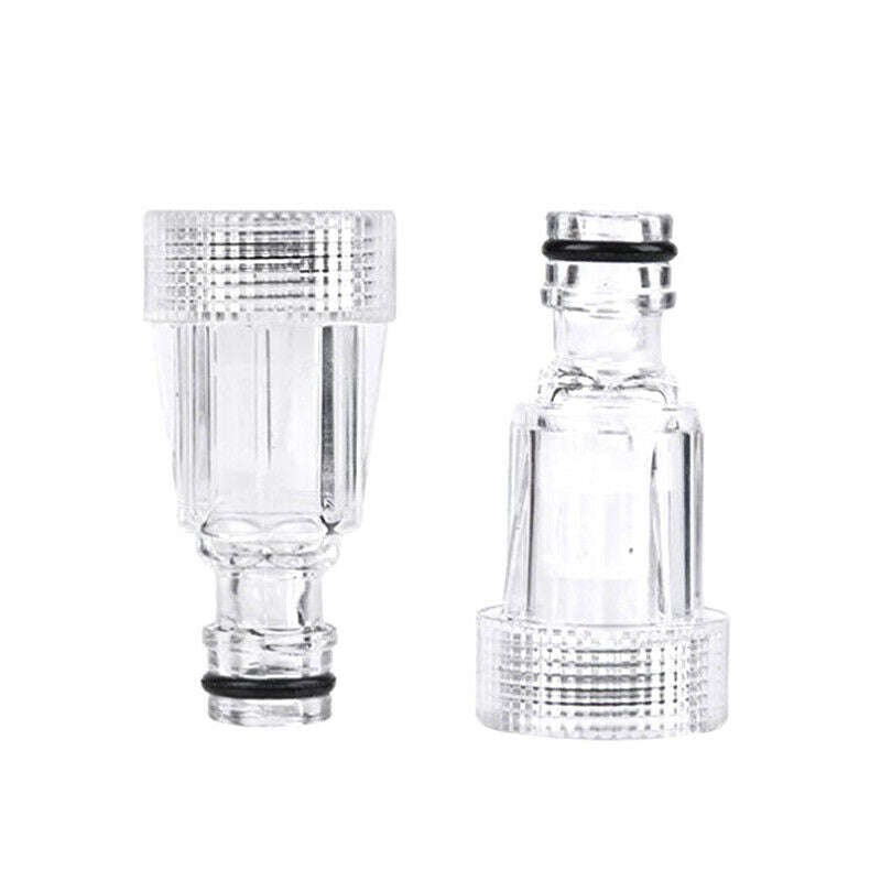 2Pcs 3/4" Thread Quick Connector Car Washing Machine Water Inlet Filter for Home