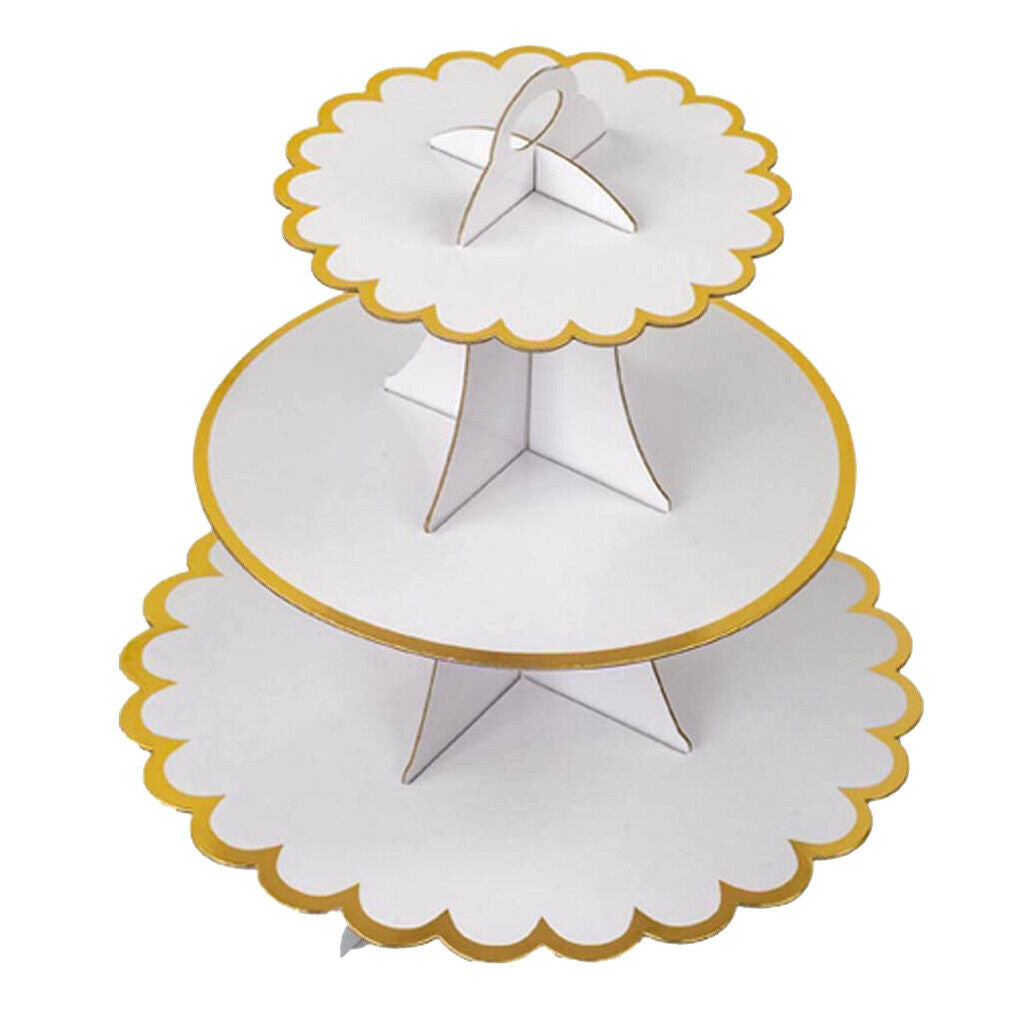 2pack 3 Tier Cupcake Stand Muffin Cake Pastry Food Tower Birthday Receptions