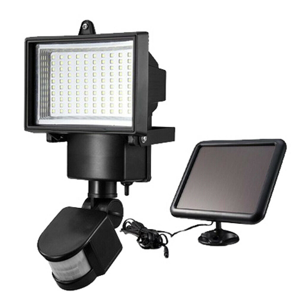 100-LED Solar Sensor Light Security Garden Motion Floodlight