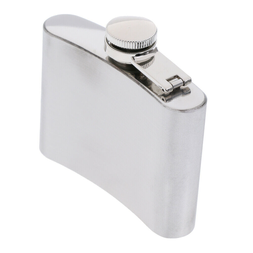 110ml Safe Hip Flask Flagon Drinkware Wine Whisky Pot for Fishing Hiking