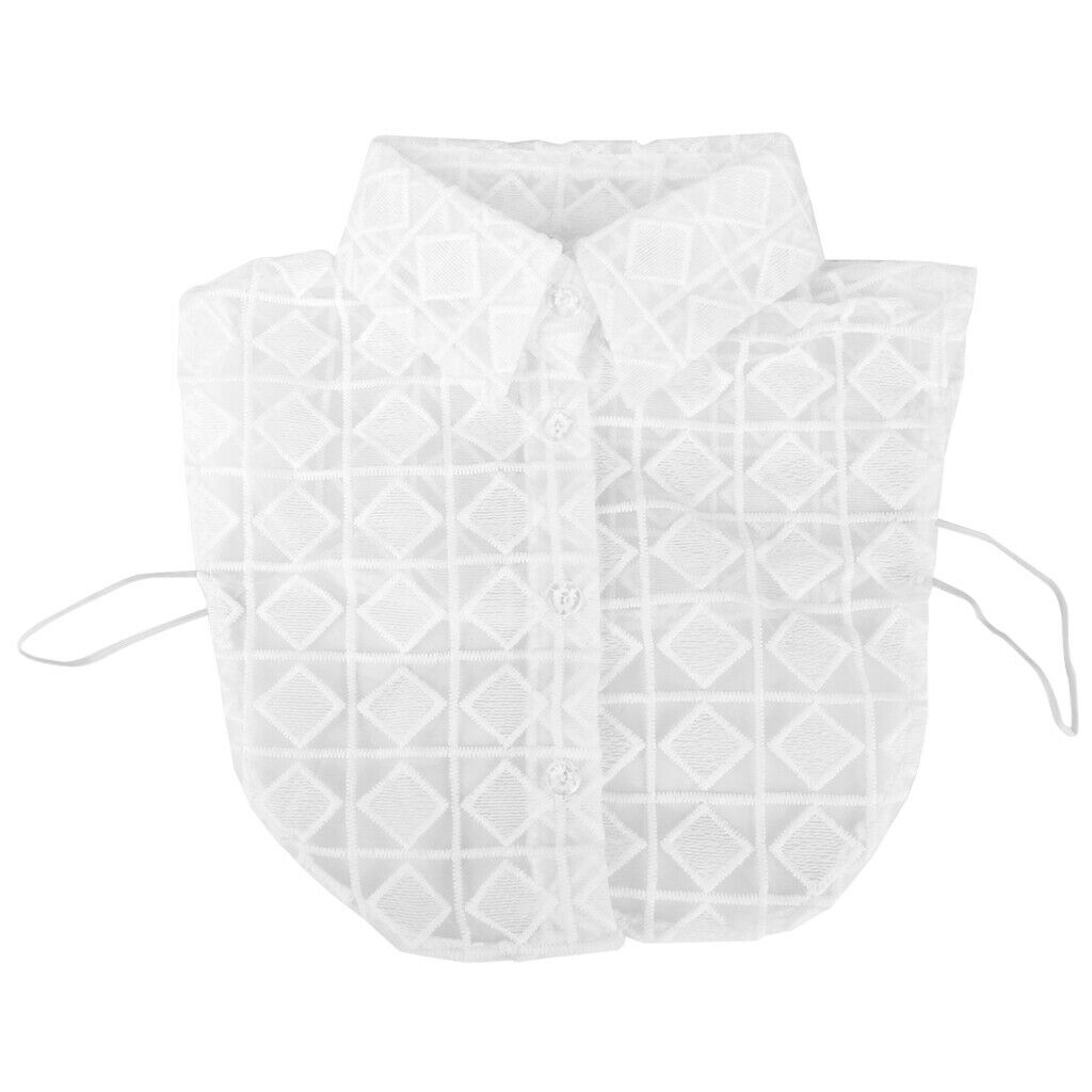 Detachable Faux Lace Collar Elegant Decor For White Shirt Shirt