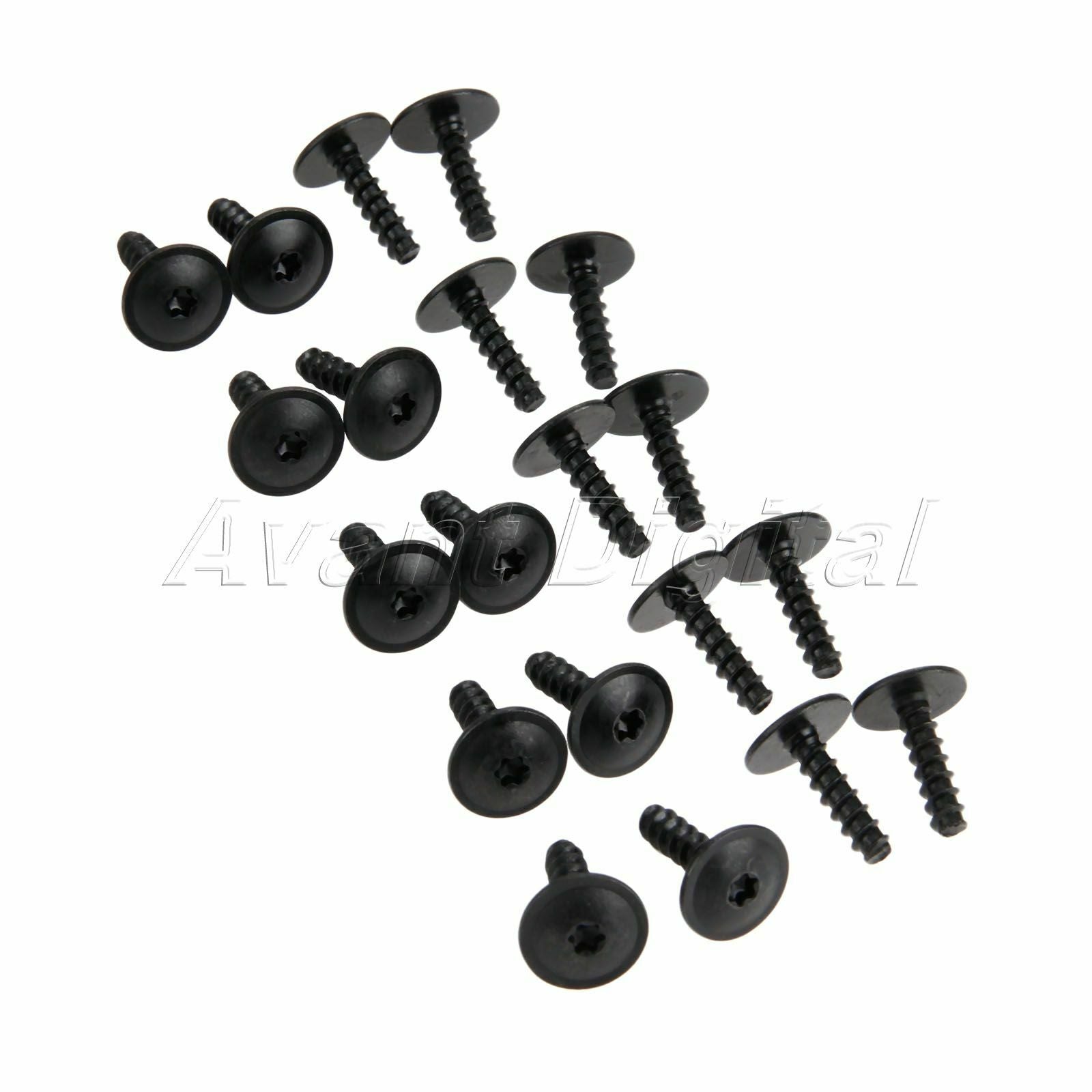 20 x Black Screws Metal Fit for many / models  Length 1.9cm N90775001