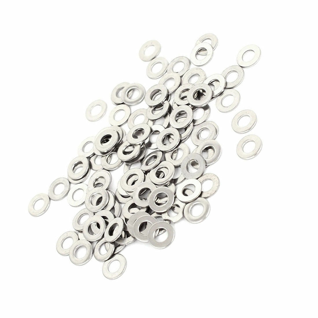 M3x6mmx0.5mm M3 Flat Washers For Bolt & Screw A4 304 Stainless Steel