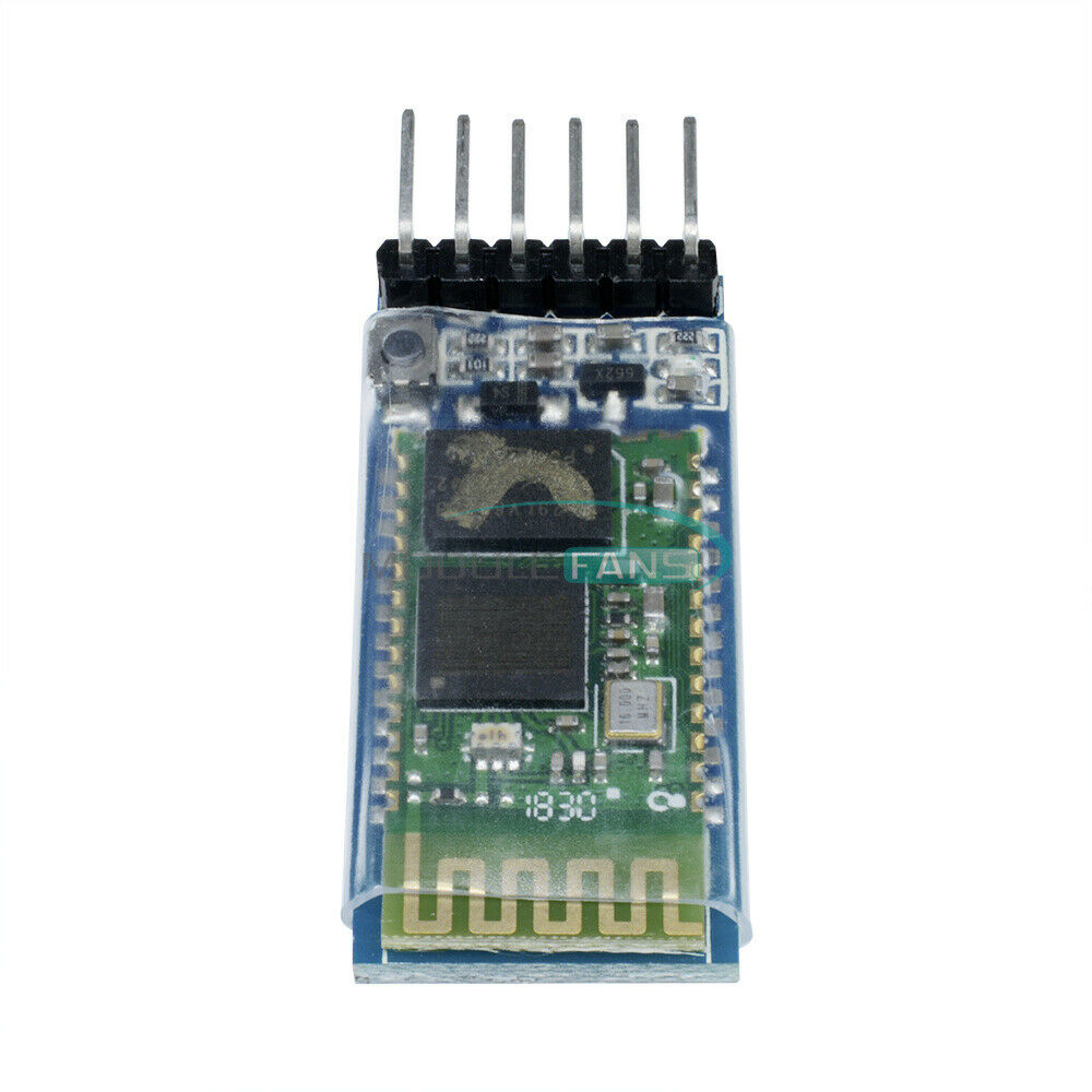 10PCS 6 Pin Wireless Serial Bluetooth RF Transceiver Module HC-05 RS232