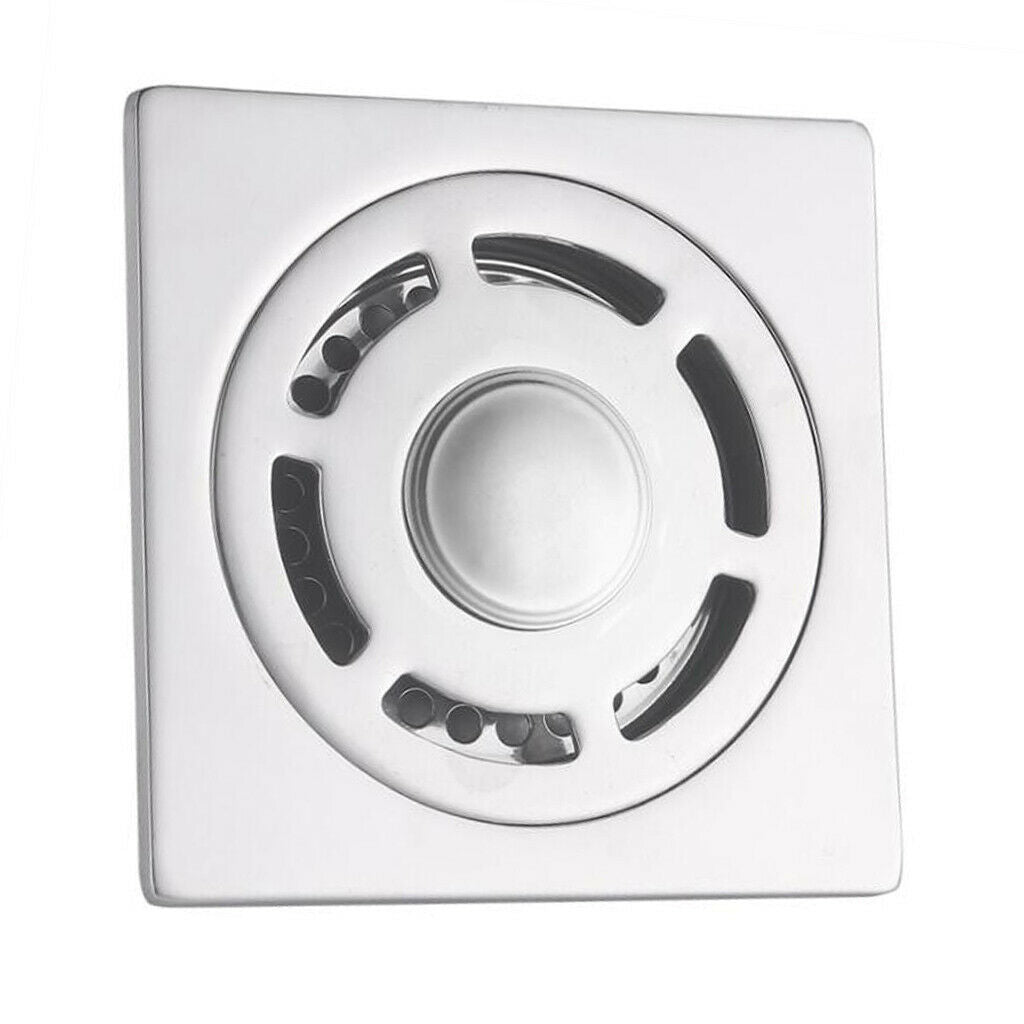 Stainless Steel Floor Drain Square Bathroom Wet Room Shower Drain #7