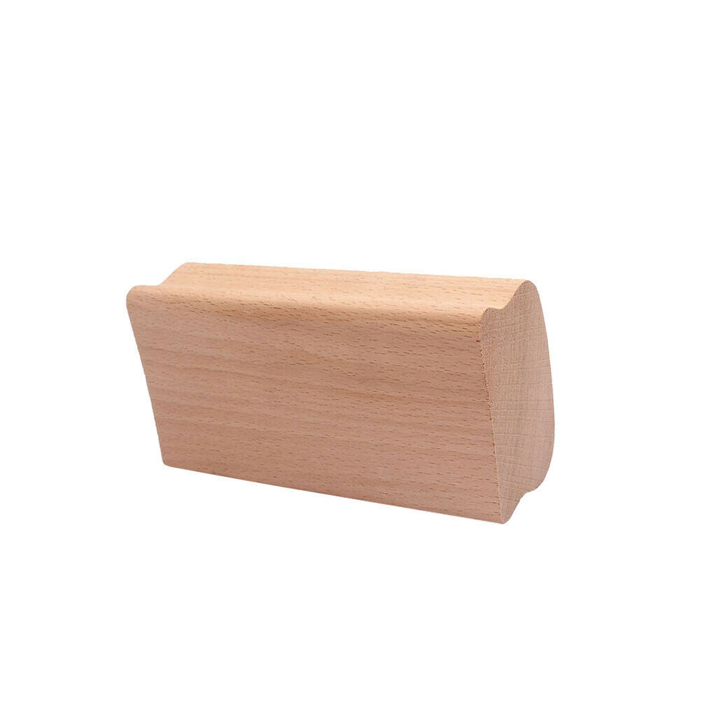 5.16''-Long Wooden Radius Sanding Block With Abrasives Paper for 12" Radius
