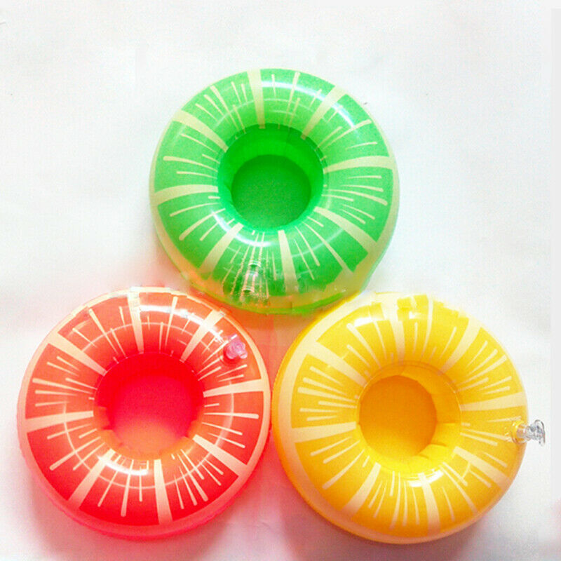 Cute Mini Fruit Floating Inflatable Drink Holder Swimming Pool Beach Party TY1