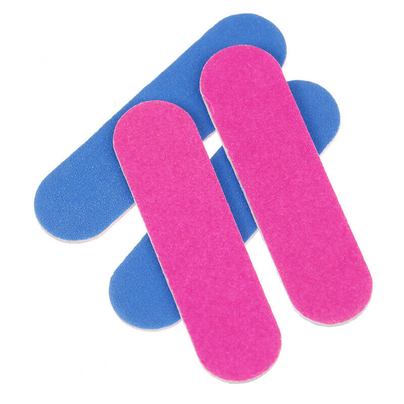 100Pcs Double Side Disposable Nail Buffer Files Sanding Block Grit Nail F EADFA