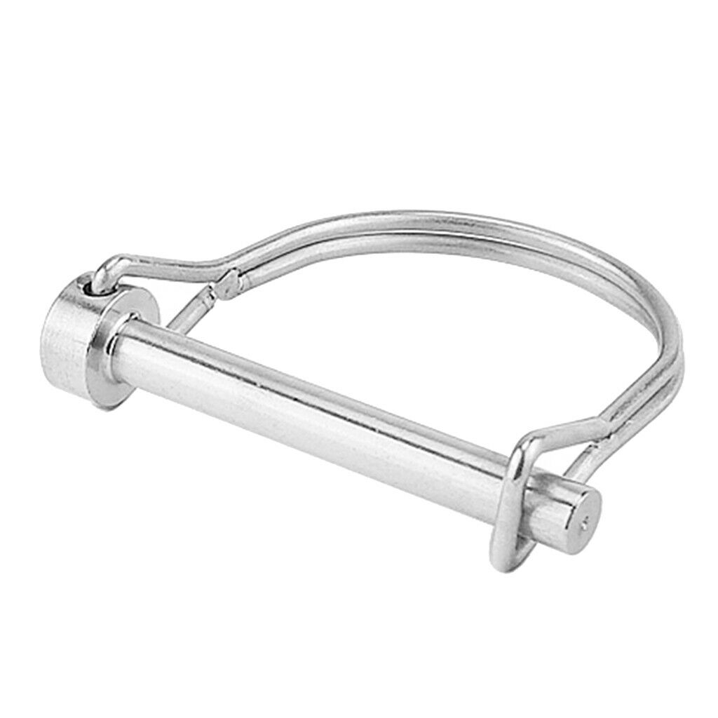 6.3x50mm Spring Locking Pin Safety Coupler Pin For Trailers Sailing Hardware