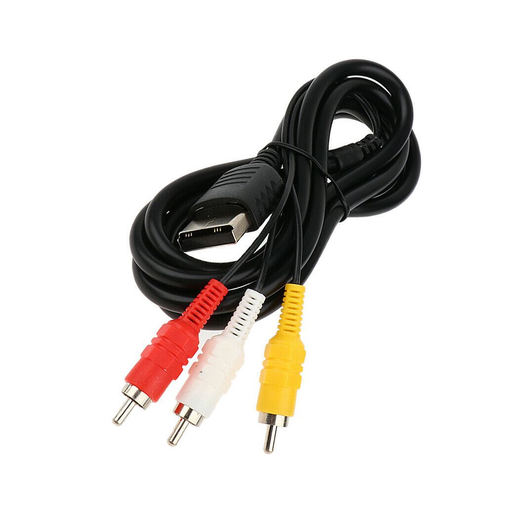 Audio Video Stereo Cable for Sega   Console AV Composite Cord 1.8m RCA