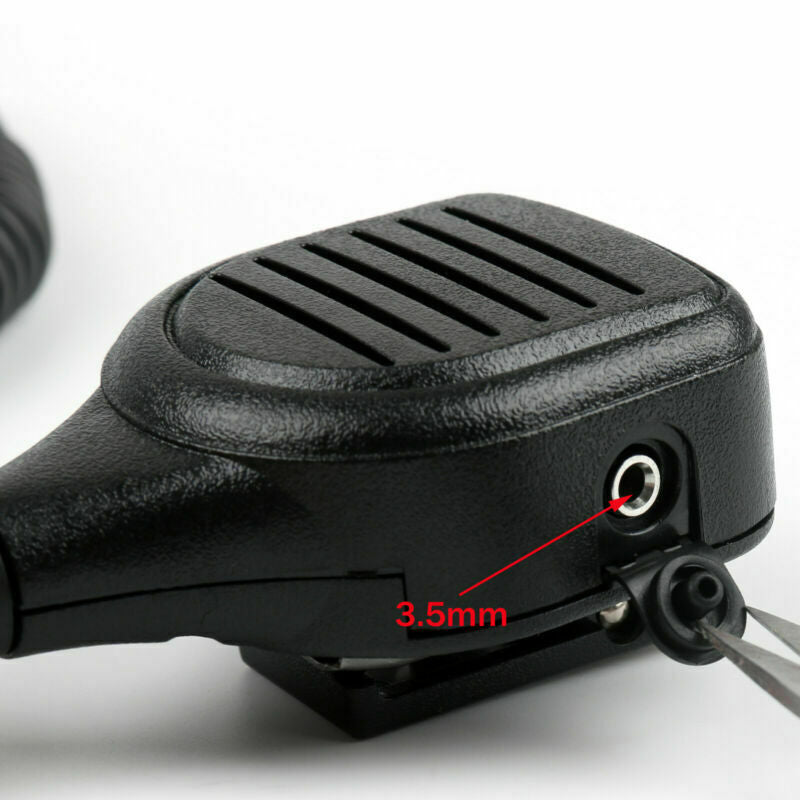 1X K-SM06 2 Pin Handheld Waterproof Speaker MIC For Kenwood BaoFeng UV-5R AT2