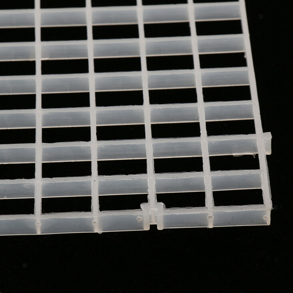 20 Packs Aquarium Plastic Divider Fish Tank Isolation Board Semi-transparent