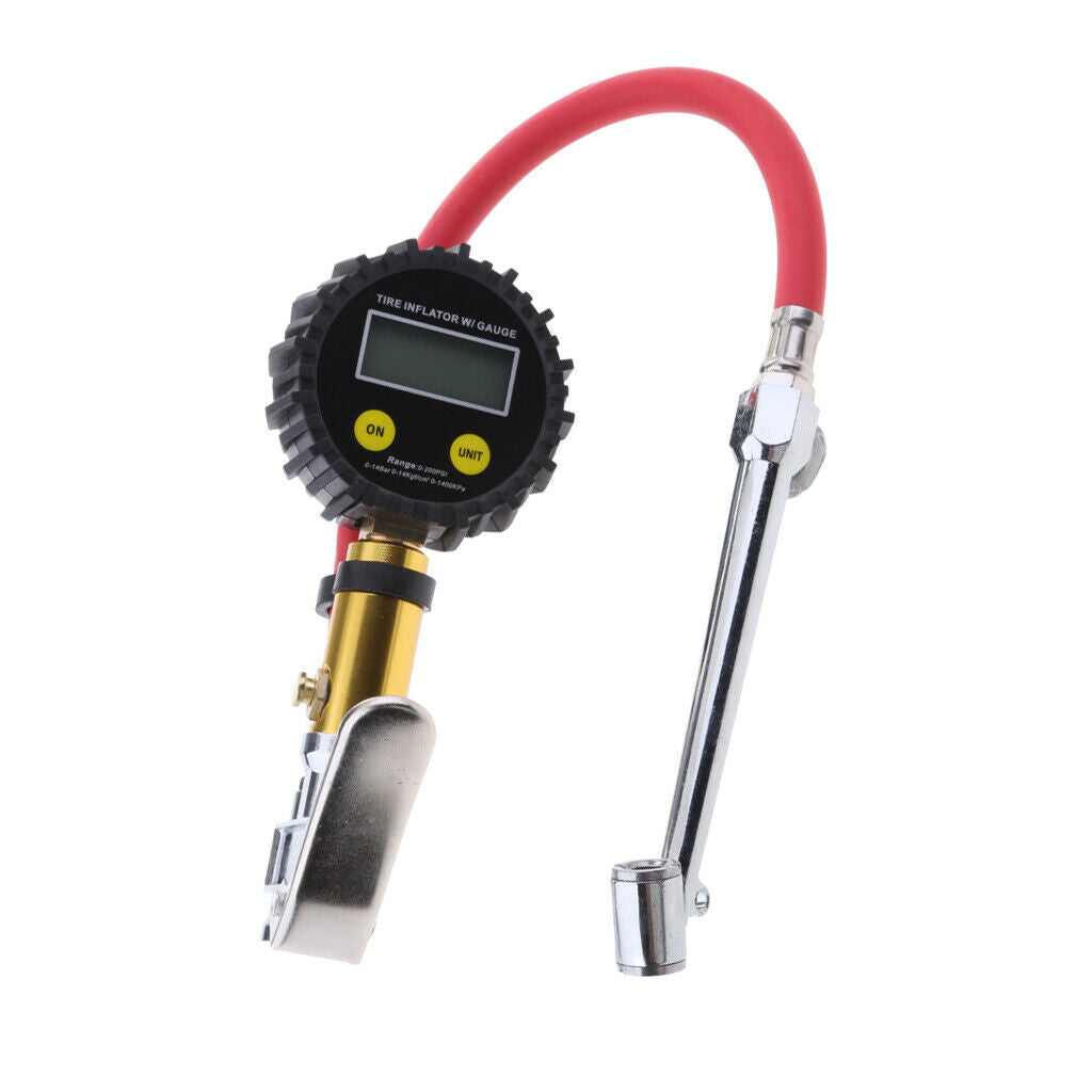 Digital Car Air Tire Tyre Inflator High Accurate Pressure Gauge Tester #4