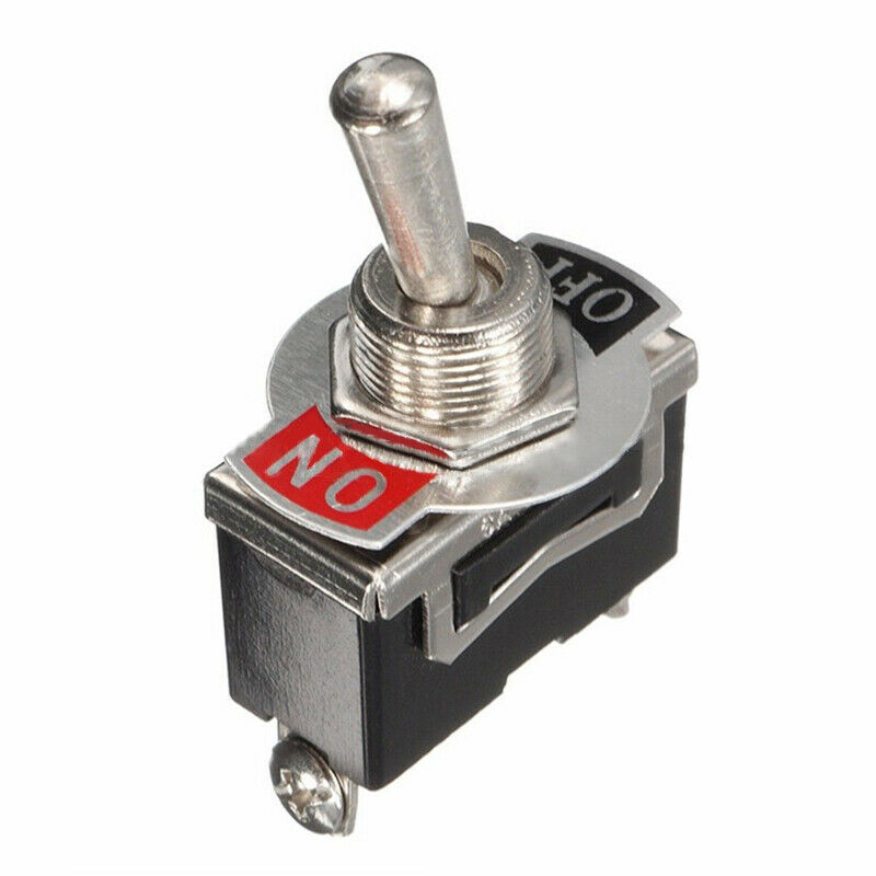5X Toggle Switch 12V 24V 220V 230V 10A Flick ON OFF 2 Pole for Car Truck Boat