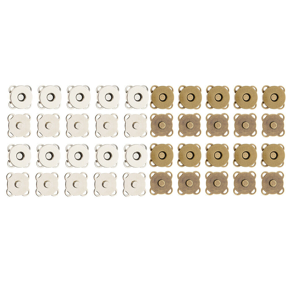 20 Sets  Buttons For Sewing 14 Mm  Bag Clasps