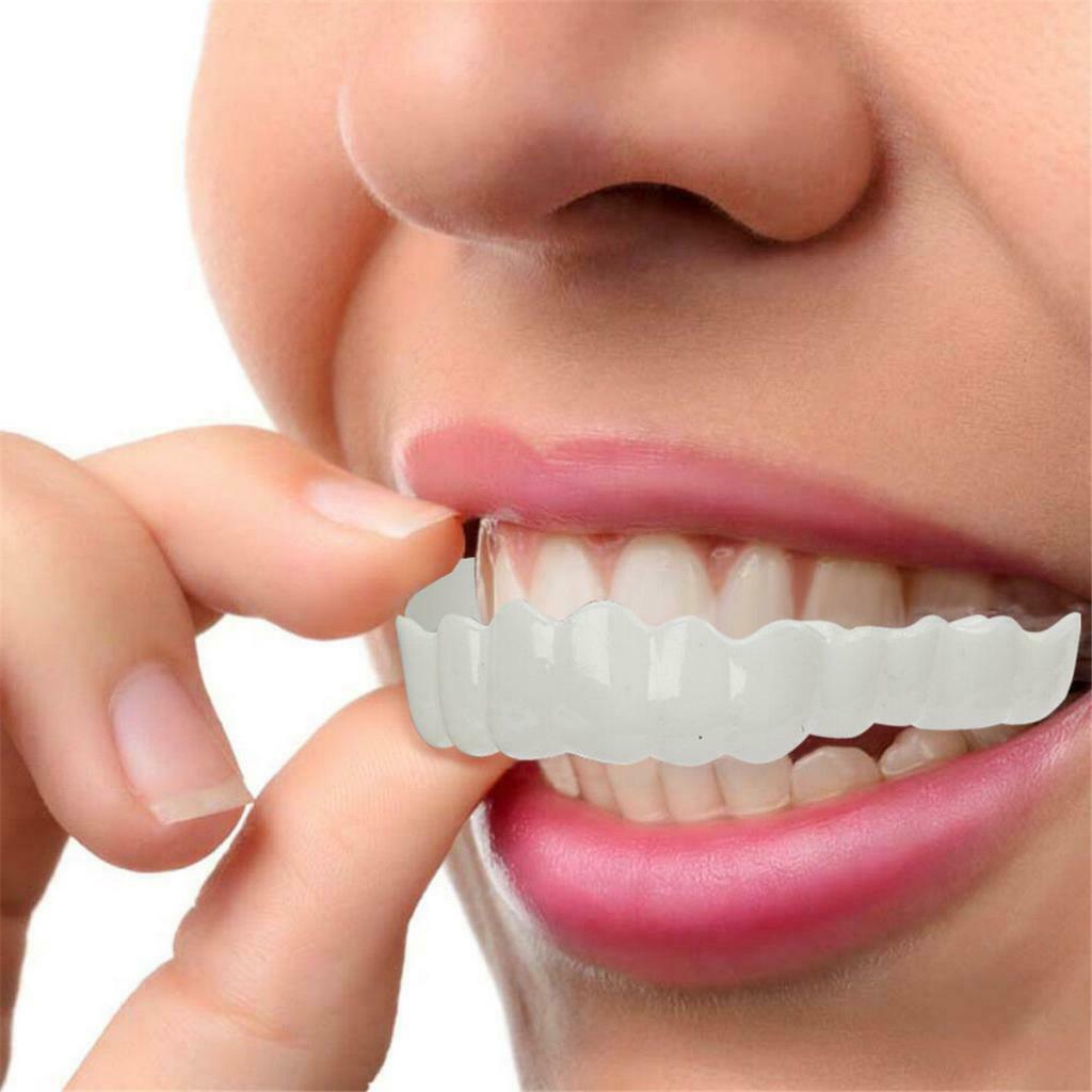 Teeth   Cosmetic   Veneers   False   Tooth   Covers   White   Dental
