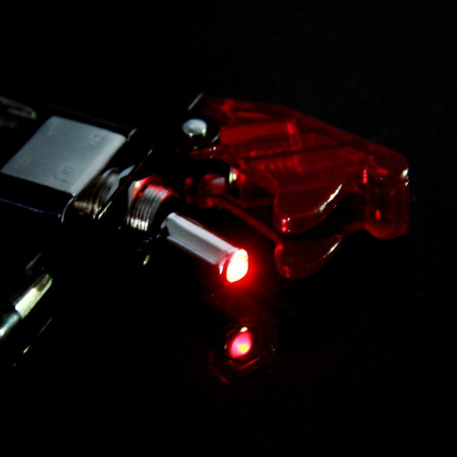 Universal Car Auto Engine Start Button Switch Ignition Starter Kit Red LED DC12V