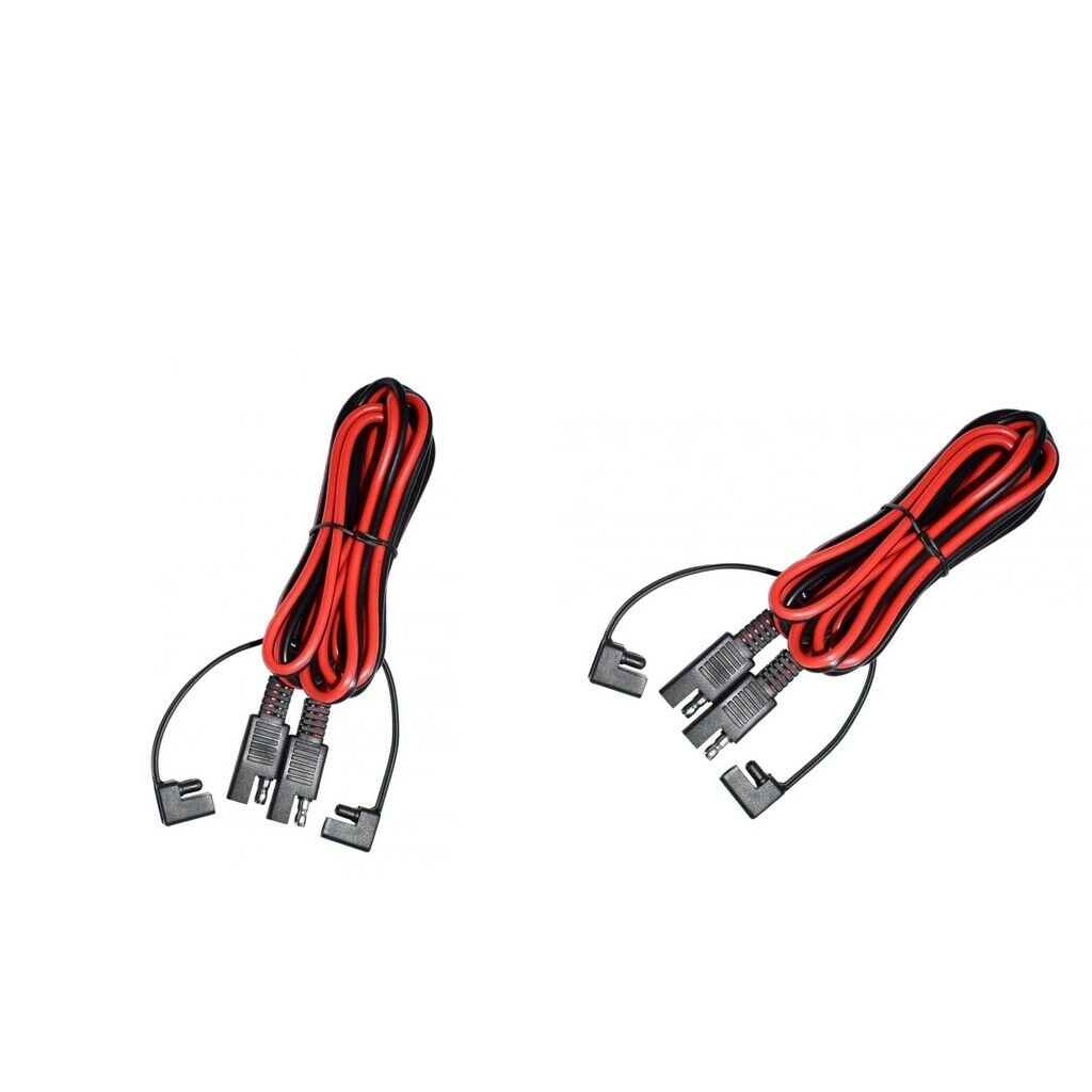 Pair 2m 2Pin SAE-SAE Automotive Connector Cable Cord Wire Quick Disconnect