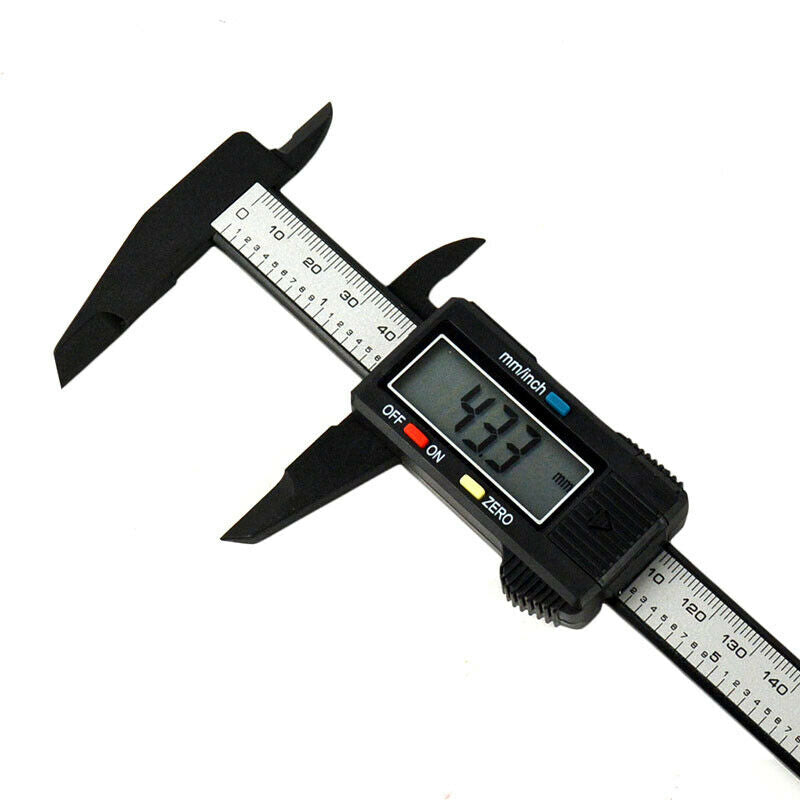 150mm/6inch Micrometer Digital Electronic Gauge Carbon Fiber Vernier Caliper