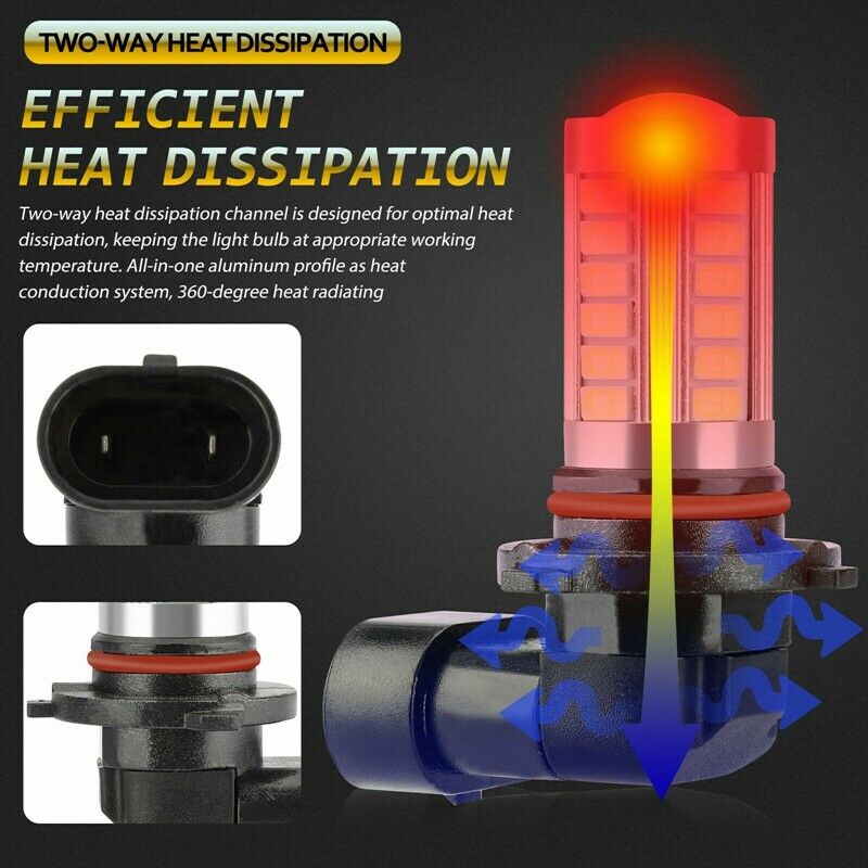 4X 9005 9006 LED Combo Headlight Bulbs High Low Beam Kit HB3 HB4 6500K XenonB3B8