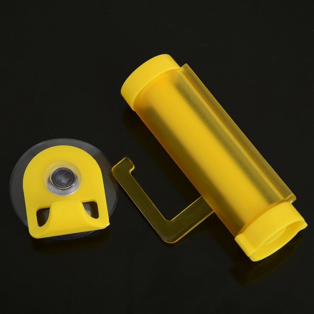 Bathroom Rolling Tube Toothpaste Squeezer Dispenser Tooth Paste Holder Plastic