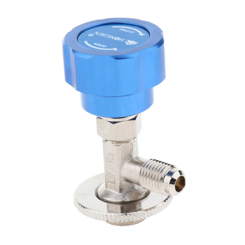 R22 R600a Refrigerant Can Bottle Tap Opener Connector Valve Thread Adapter Tool