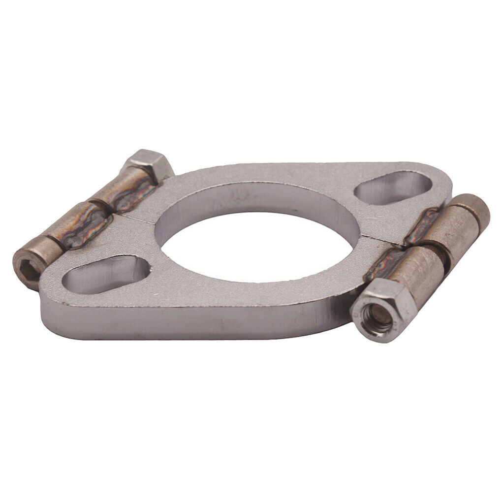Heavy Duty 2.0" Mild Steel Exhaust Split Flange Flat Oval Replacement Part